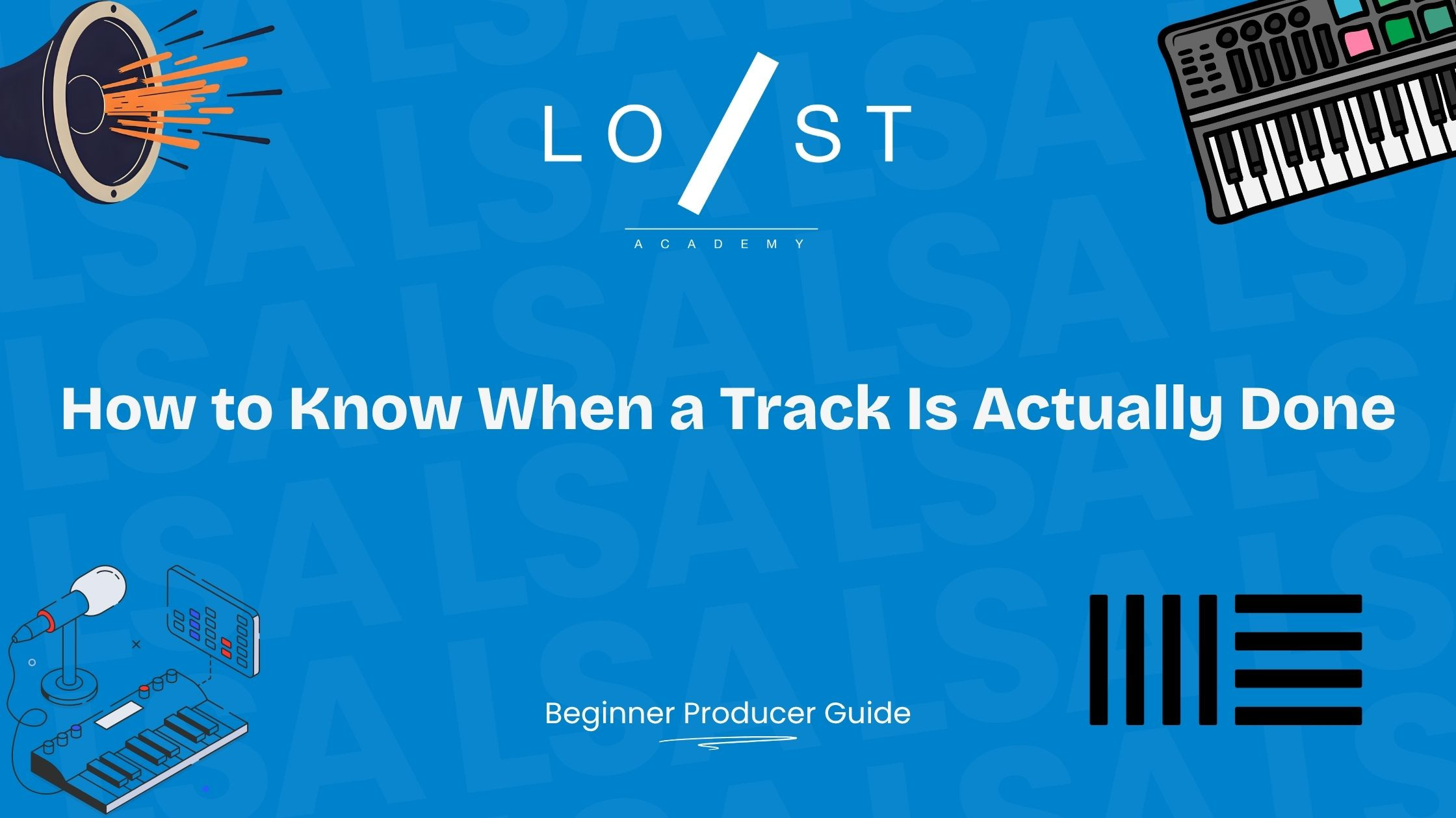 How to know when a track is actually done