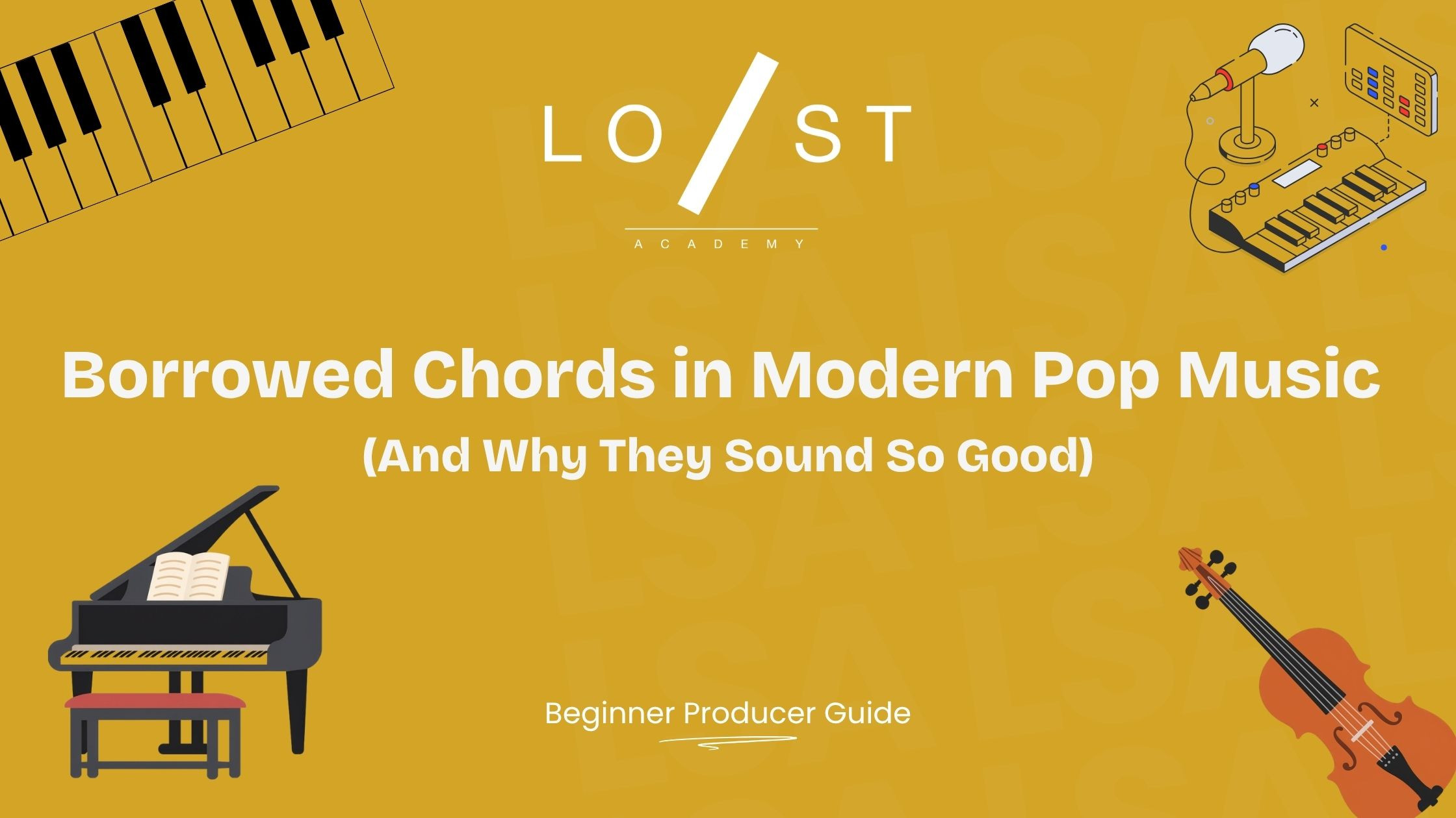 Borrowed chords in modern pop music (and why they sound so good)