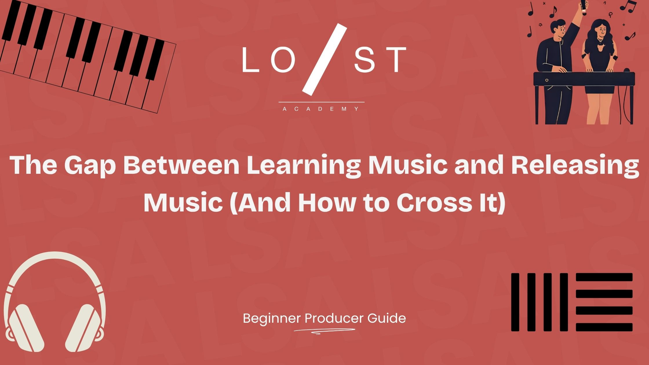 The gap between learning music and releasing music (and how to cross it)