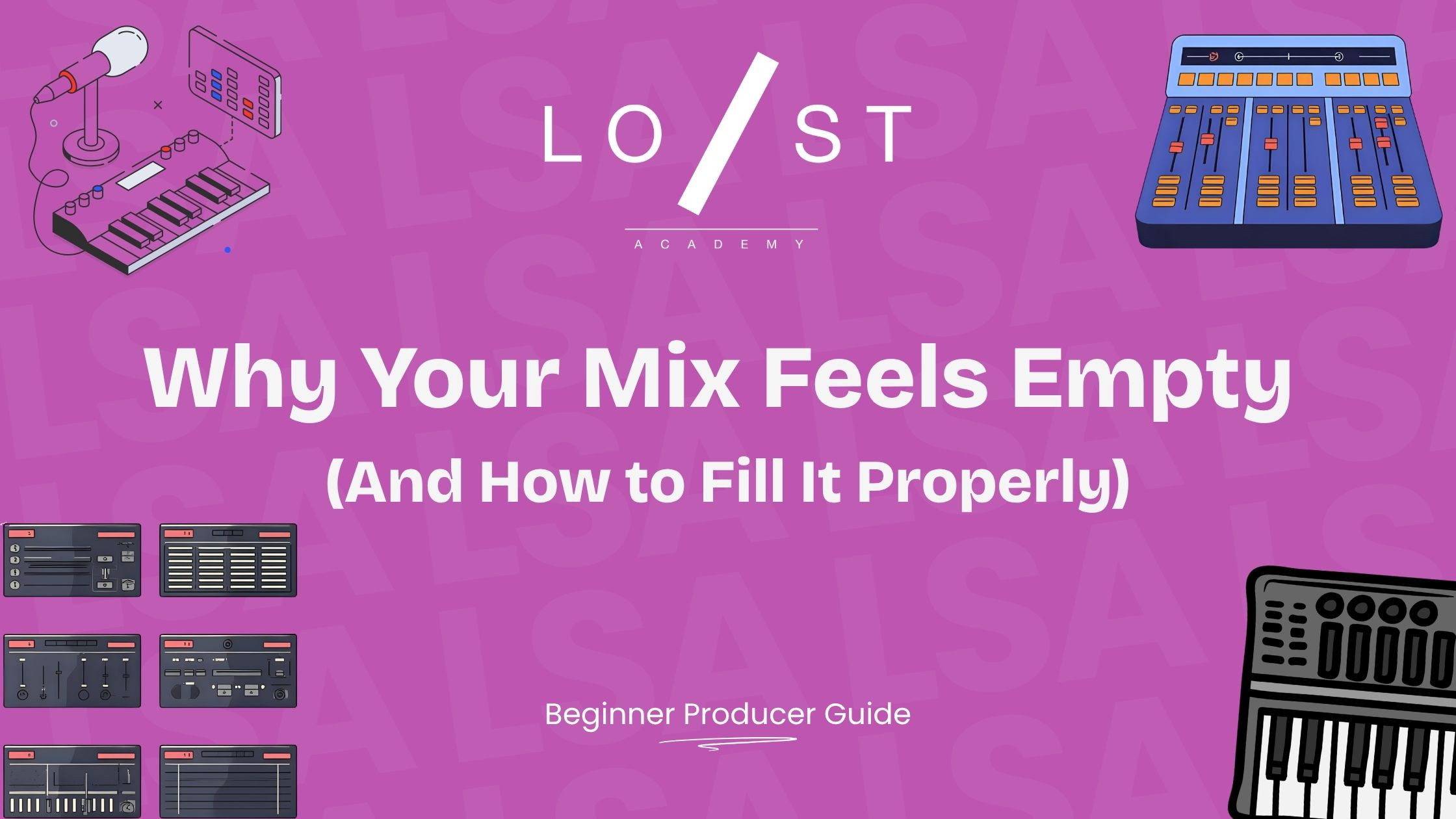 Why Your Mix Feels Empty (And How To Fill It Properly)